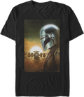 The Mandalorian And Grogu Most Wanted Poster Star Wars T-Shirt