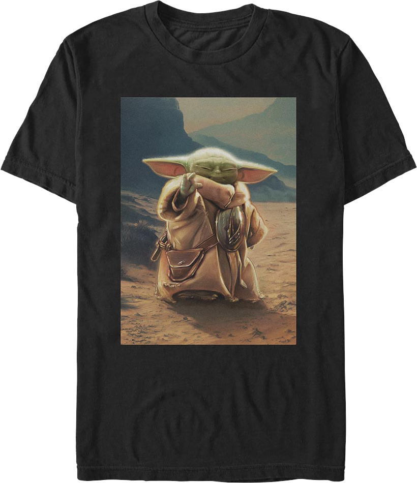 The Mandalorian And Grogu Use Force Star Wars T-Shirt product image 1