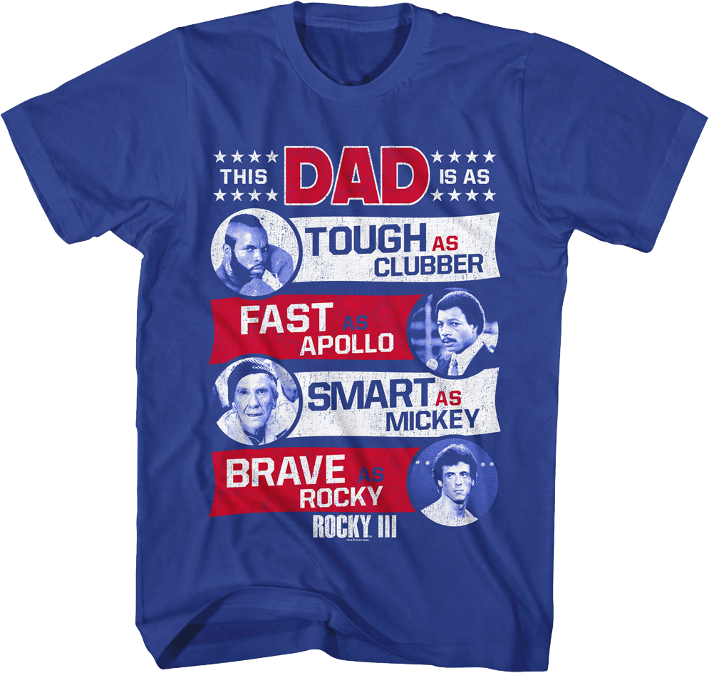 This Dad Rocky III T-Shirt product image 1
