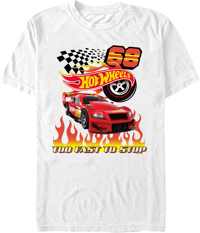 Too Fast To Stop Hot Wheels T-Shirt product image 1