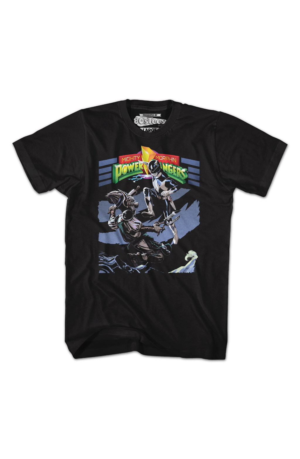 Tric Battle Mighty Morphin Power Rangers T-Shirt product image 2