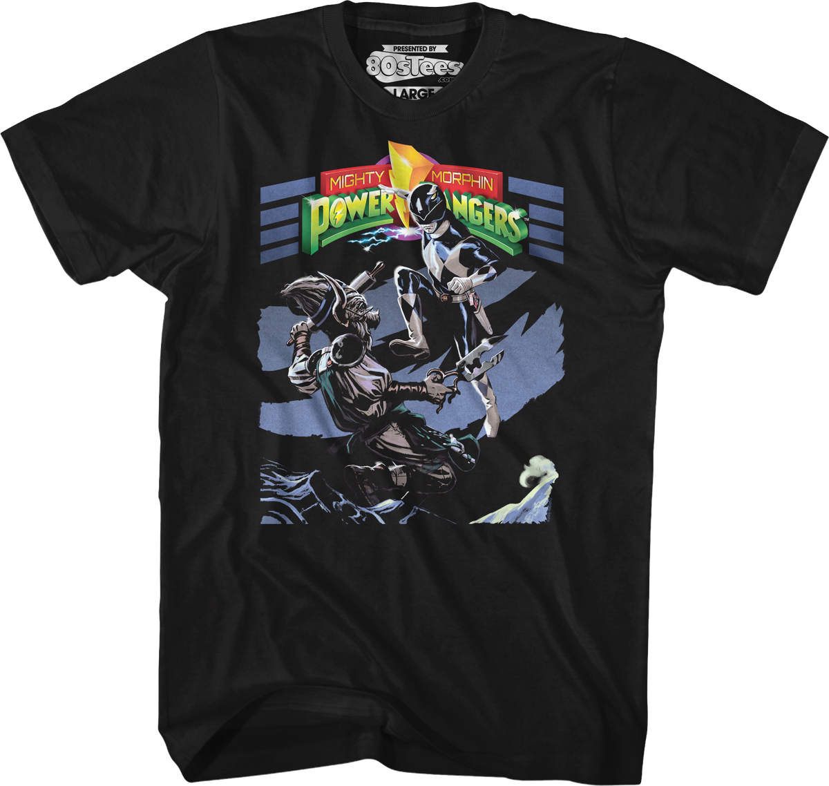 Tric Battle Mighty Morphin Power Rangers T-Shirt product image 1