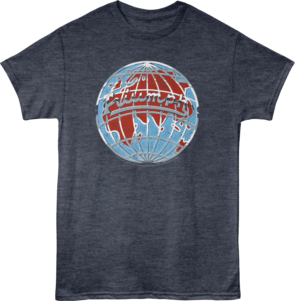 Triumph Globe British Motor Heritage T-Shirt product image 1