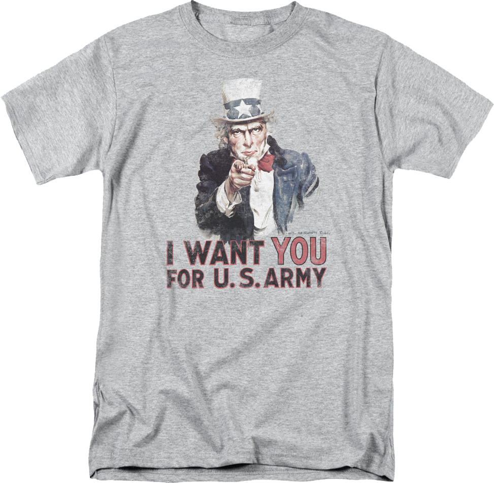 Uncle Sam I Want You For U.S. Army T-Shirt product image 1