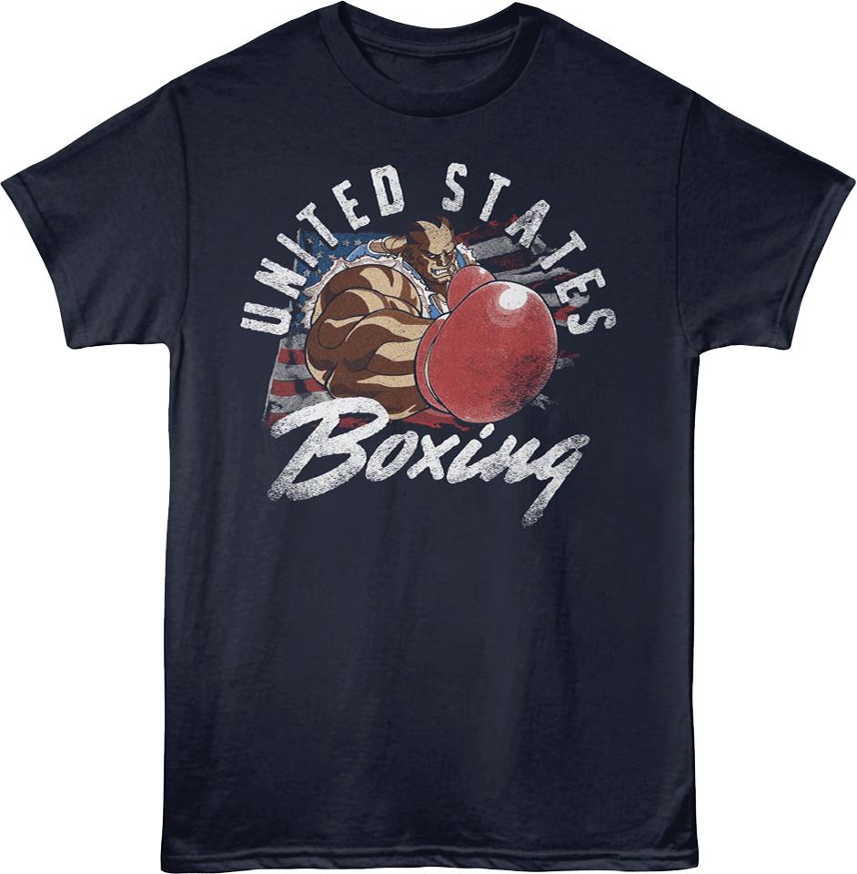 United States Boxing Street Fighter T-Shirt product image 1