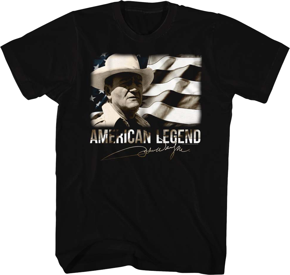 Vintage American Legend John Wayne T-Shirt product image 1