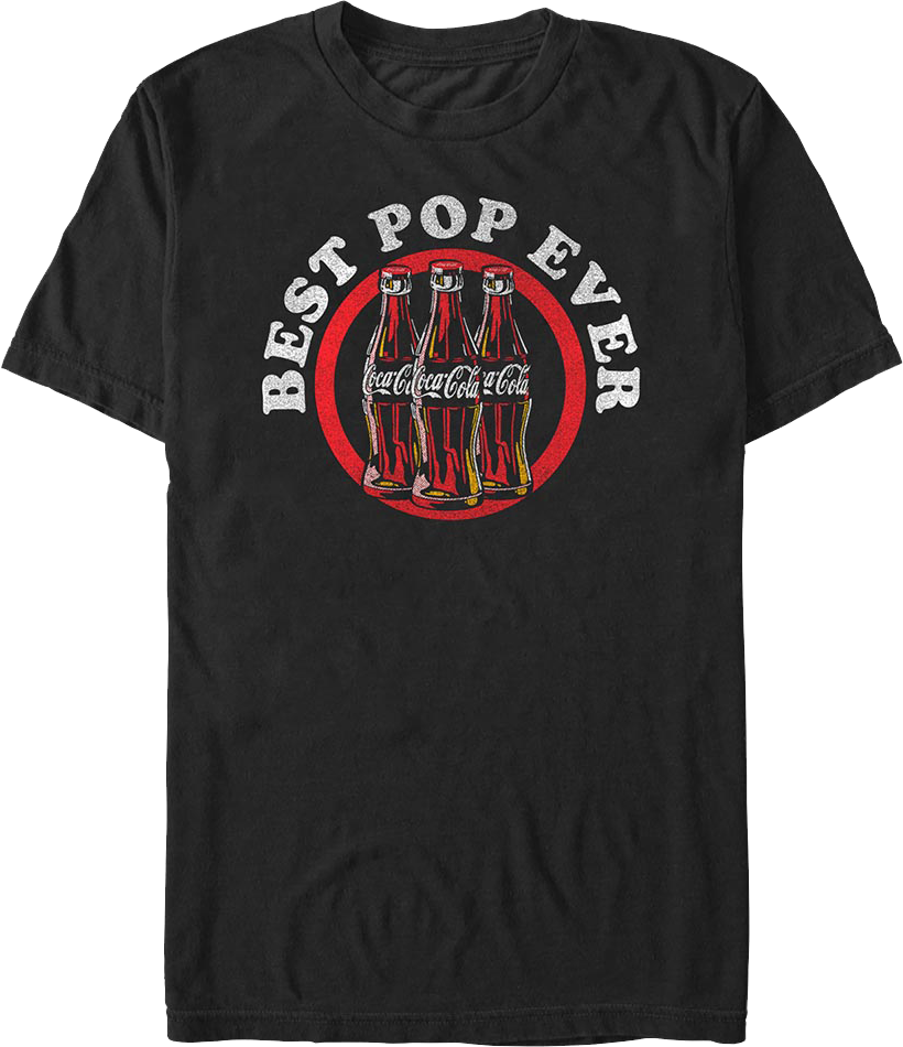 Vintage Bottles Best Pop Ever Coca-Cola Shirt product image 1