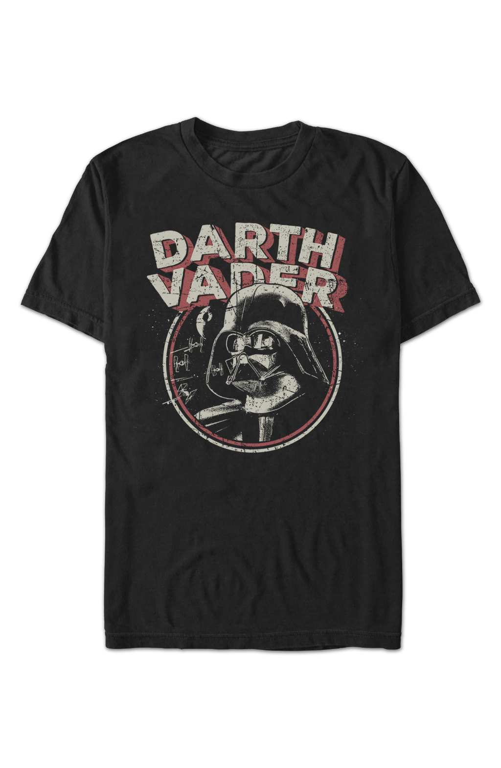 Vintage Darth Vader Circle Star Wars T-Shirt product image 2
