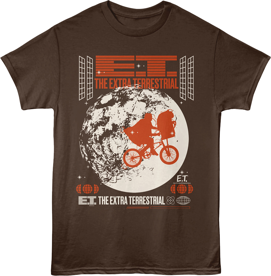 Vintage Moon Silhouettes E.T. The Extra-Terrestrial T-Shirt product image 1
