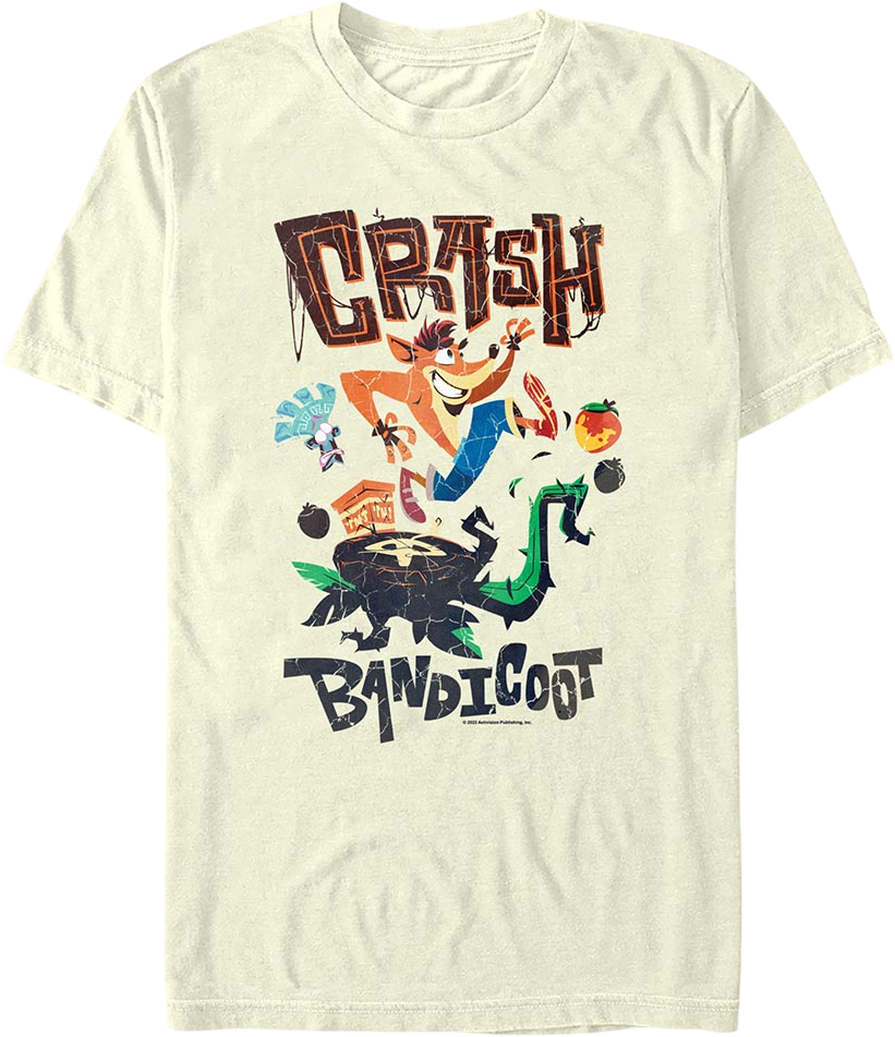 Vintage Poster Crash Bandicoot T-Shirt