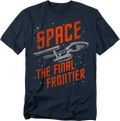 Vintage Space The Final Frontier Star Trek T-Shirt product image 1
