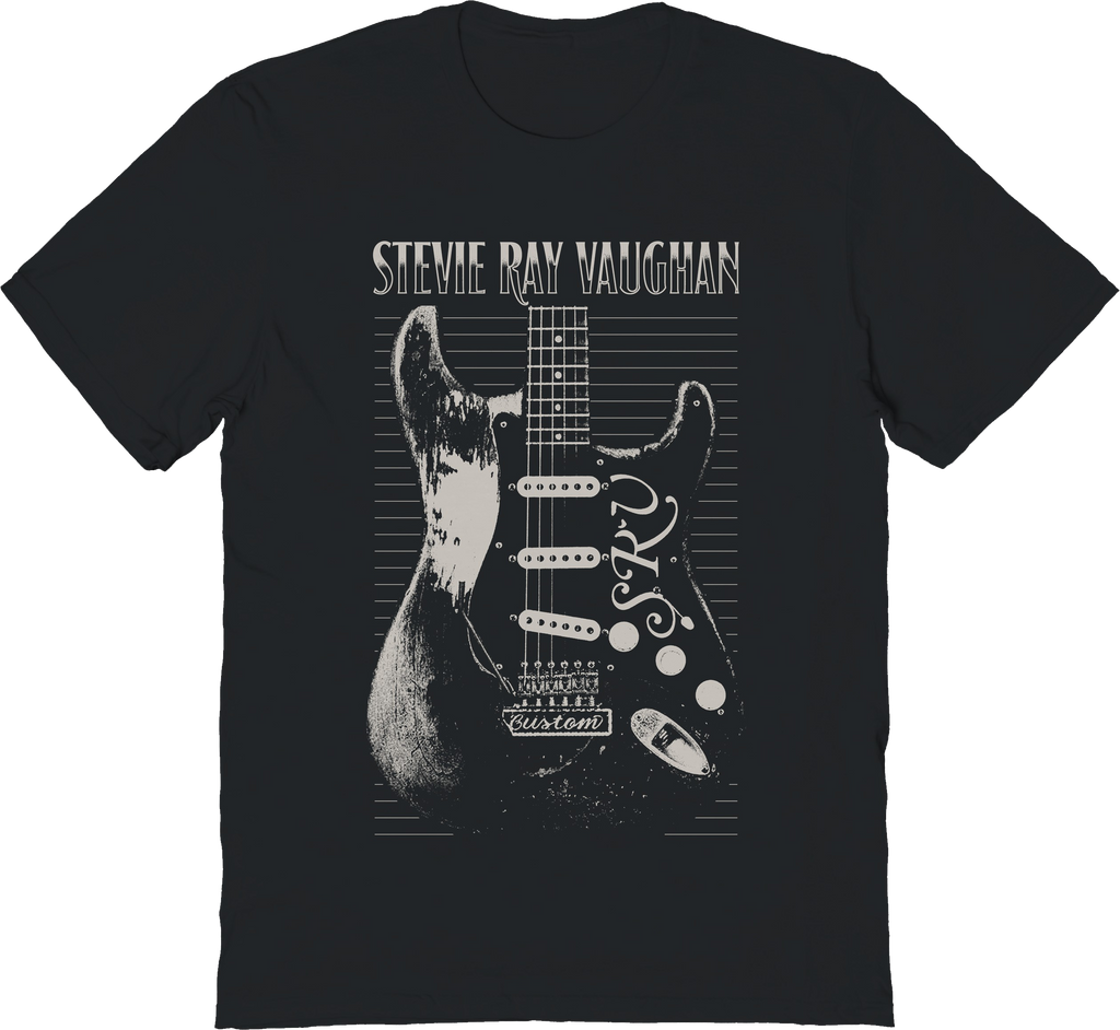 Vintage SRV Guitar Stevie Ray Vaughan T-Shirt product image 1