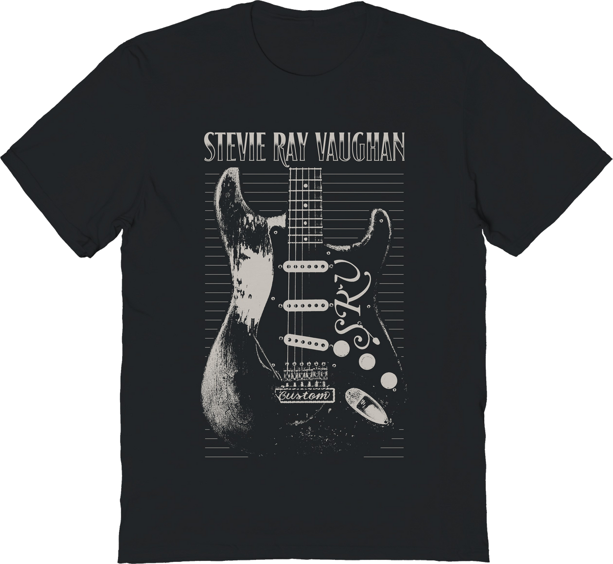 Vintage SRV Guitar Stevie Ray Vaughan T-Shirt product image 1
