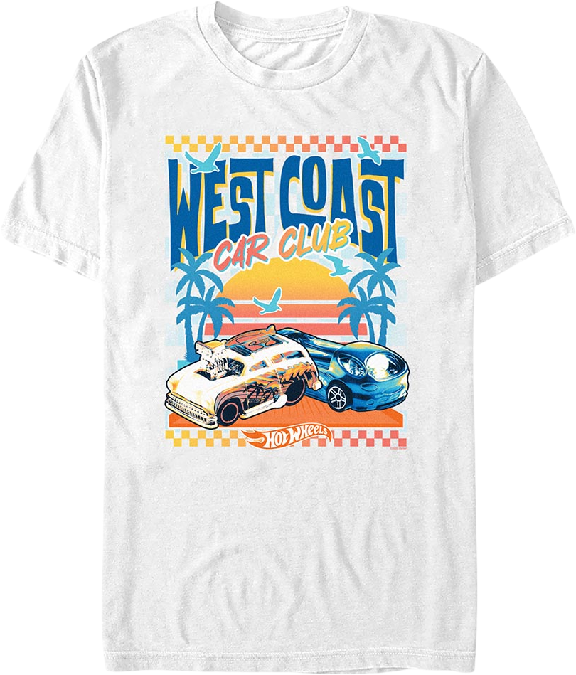 West Coast Car Club Hot Wheels T-Shirt product image 1