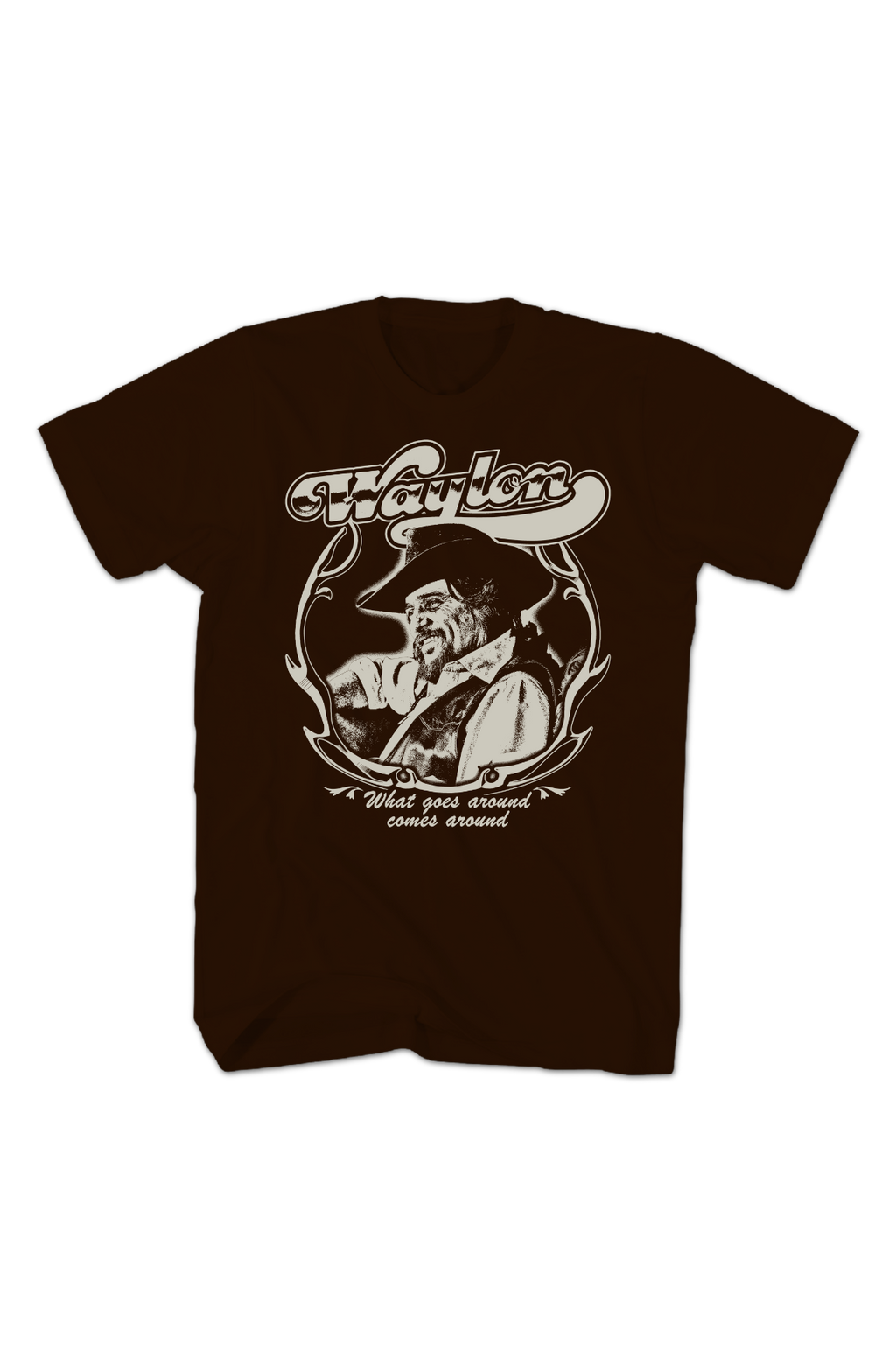What Goes Around Comes Waylon Jennings T-Shirt product image 2
