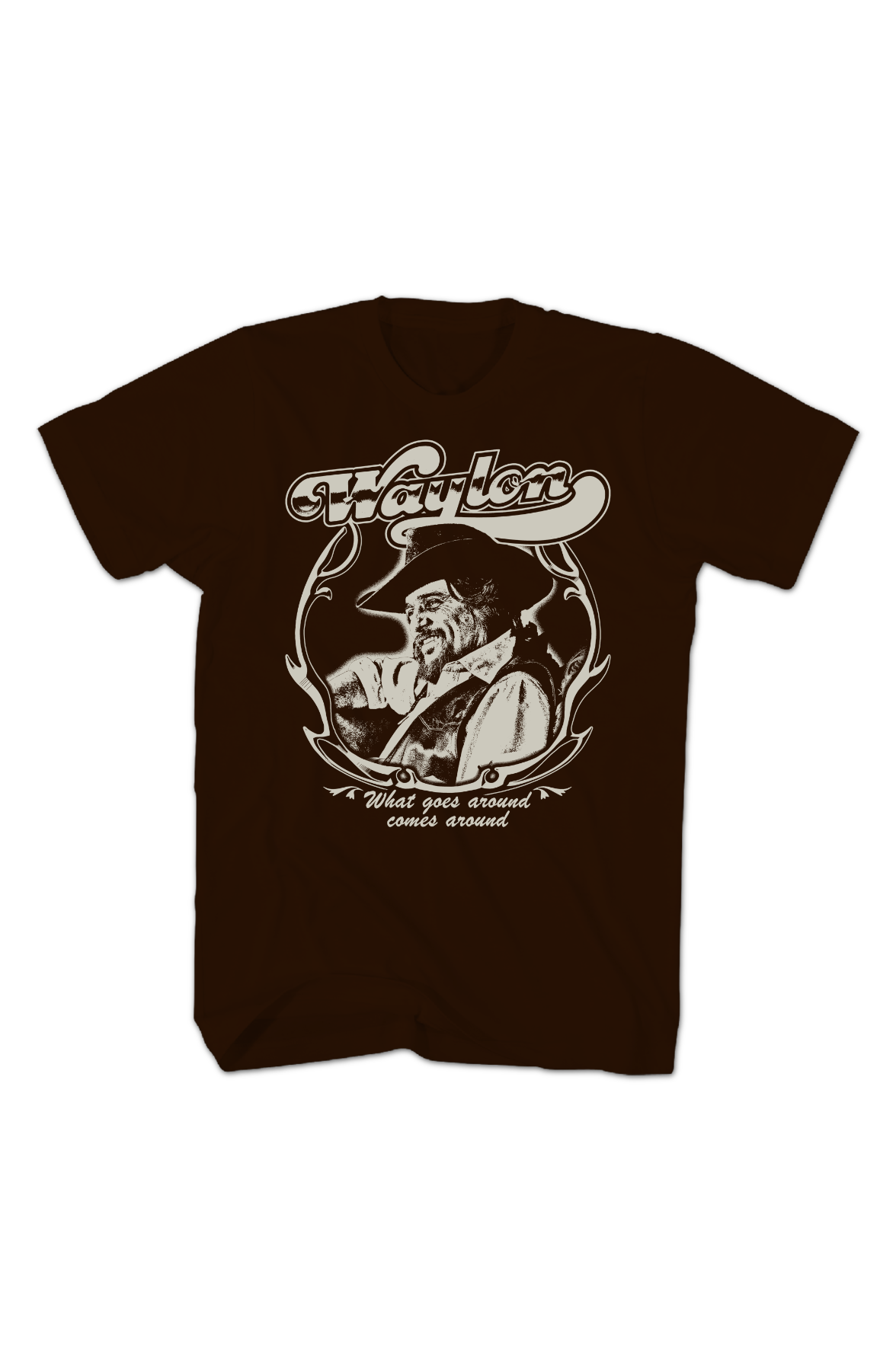 What Goes Around Comes Waylon Jennings T-Shirt product image 2