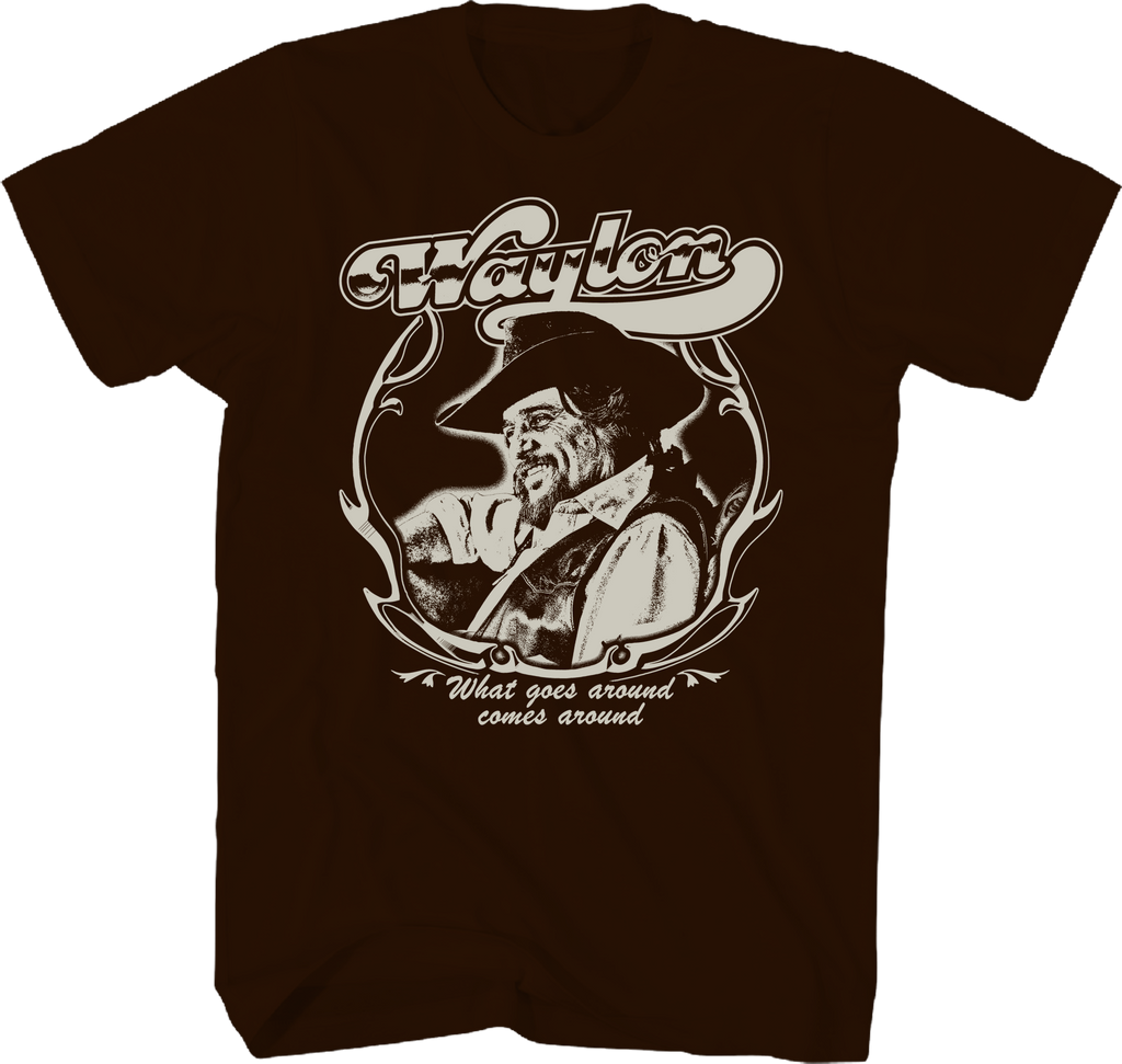 What Goes Around Comes Waylon Jennings T-Shirt product image 1