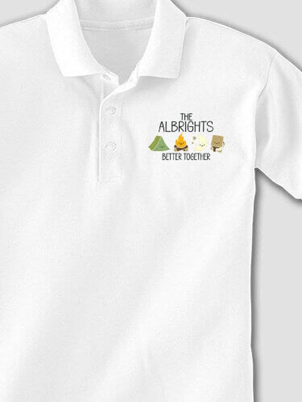 Better Together Camping : Embroidered Polo Shirts product image 3