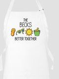 Better Together Vacation : Printed Aprons