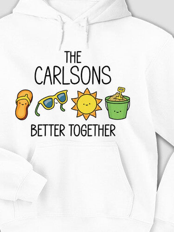 Better Together Vacation : Printed Hoodies product image 5