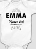 Bridal Party Girls : Printed Baby Bodysuits