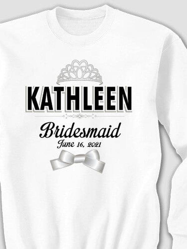 Bridal Party Girls : Printed Sweatshirts product image 1