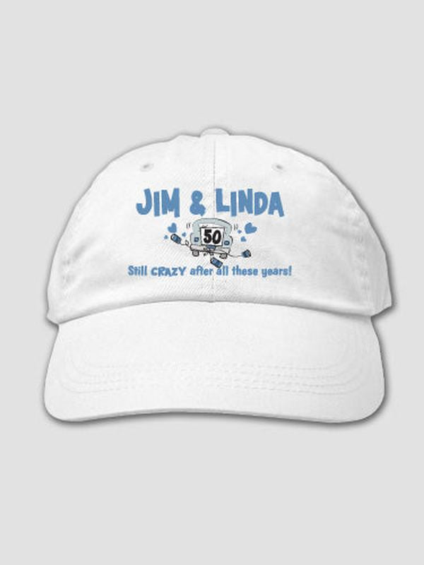 Crazy Anniversary : Embroidered Baseball Hats