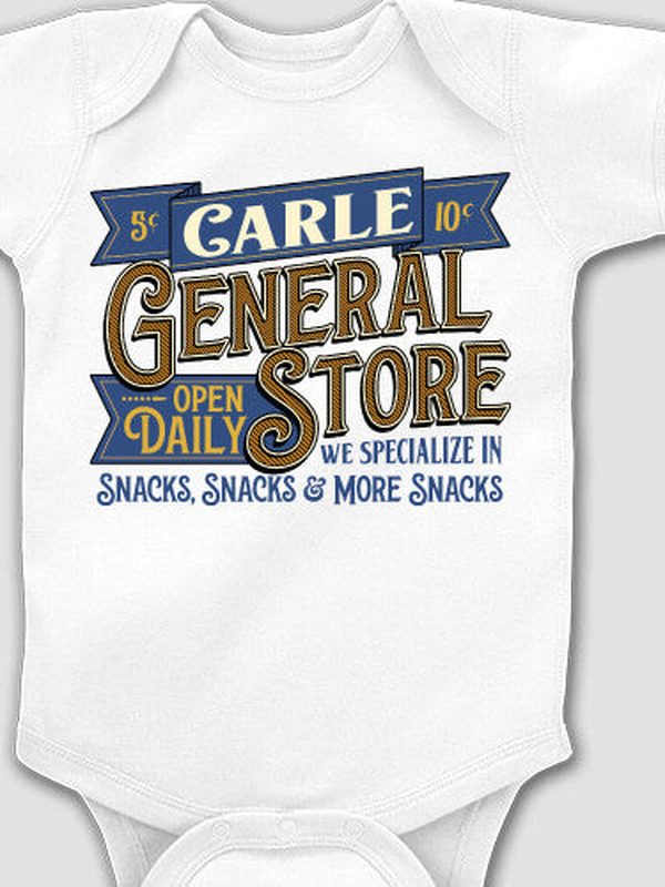 General Store : Printed Baby Bodysuits