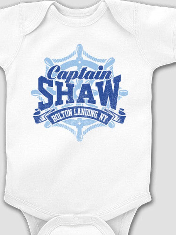 Vintage Captain : Printed Baby Bodysuits