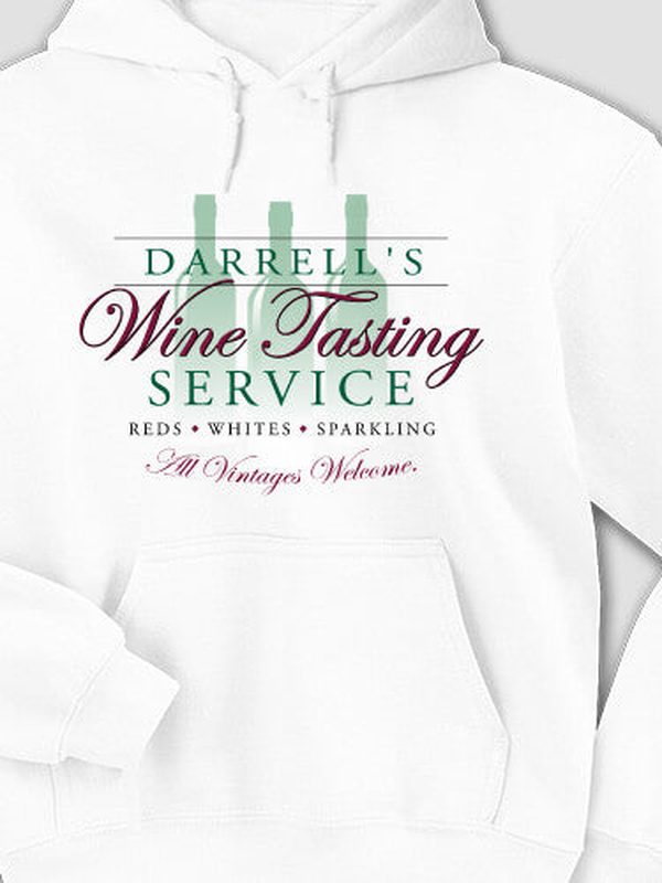 Wine Tasting Service : Printed Hoodies product image 1