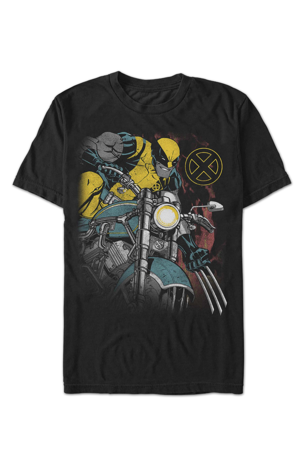 Wolverine Motorcycle Marvel Comics T-Shirt product image 2