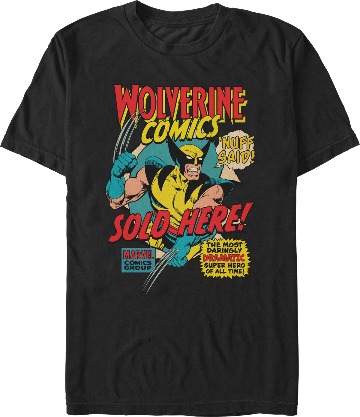 Wolverine 'Nuff Said Marvel Comics T-Shirt product image 1