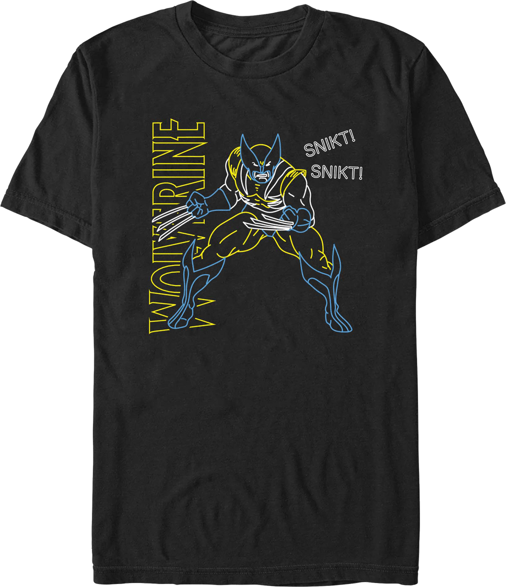 Wolverine Snikt Marvel Comics T-Shirt product image 1