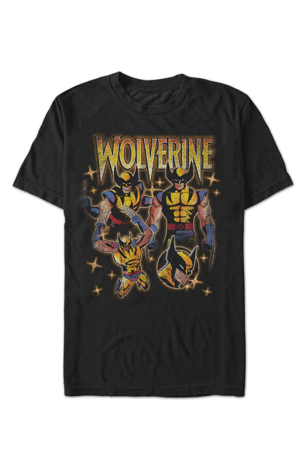Wolverine Starry Collage Marvel Comics T-Shirt product image 2