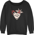 Womens Hellfire Club Heart Stranger Things Sweatshirt product image 1