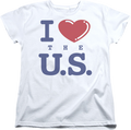 Womens I Love The U.S. Shirt product image 1