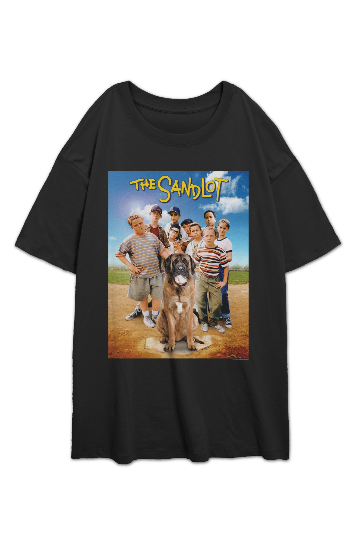Womens Movie Poster Sandlot Oversized Shirt