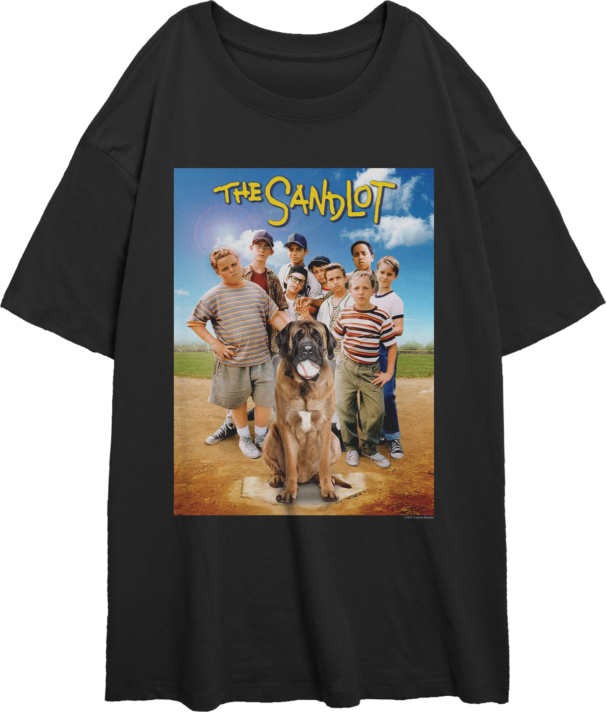 Womens Movie Poster Sandlot Oversized Shirt
