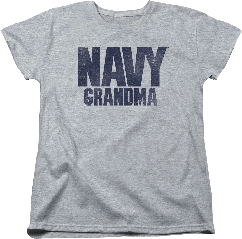 Womens Navy Grandma Shirt product image 1