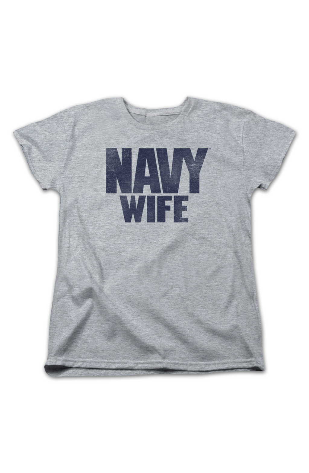 Womens Navy Wife Shirt product image 2