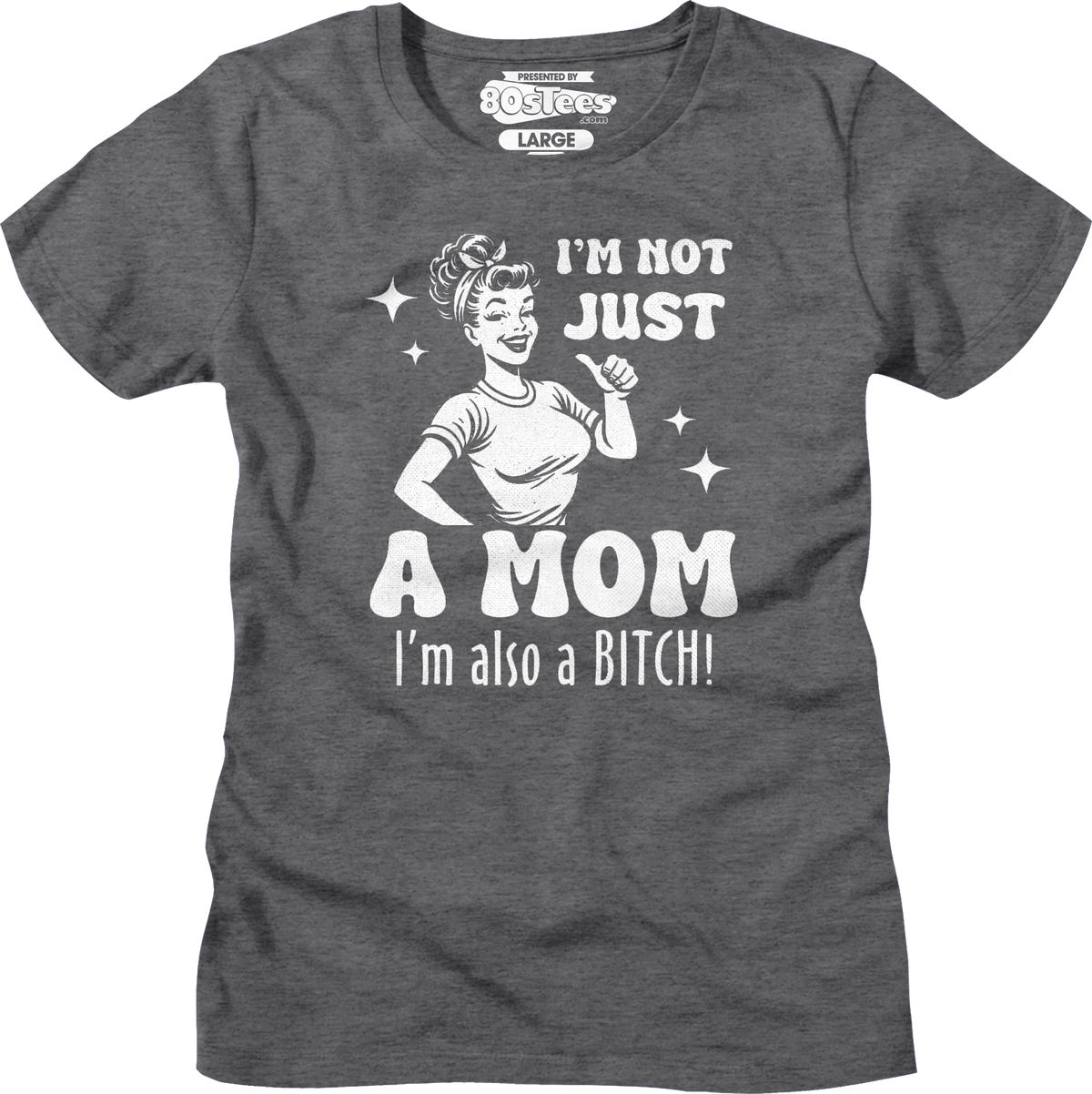 Womens Not Just A Mom Shirt product image 3