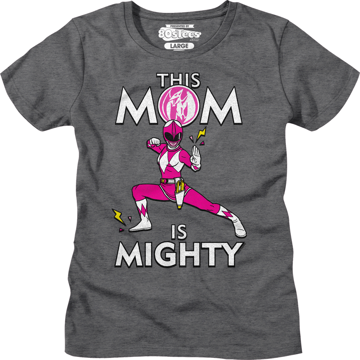 Womens Pink Ranger This Mom Mighty Morphin Power Rangers product image 1