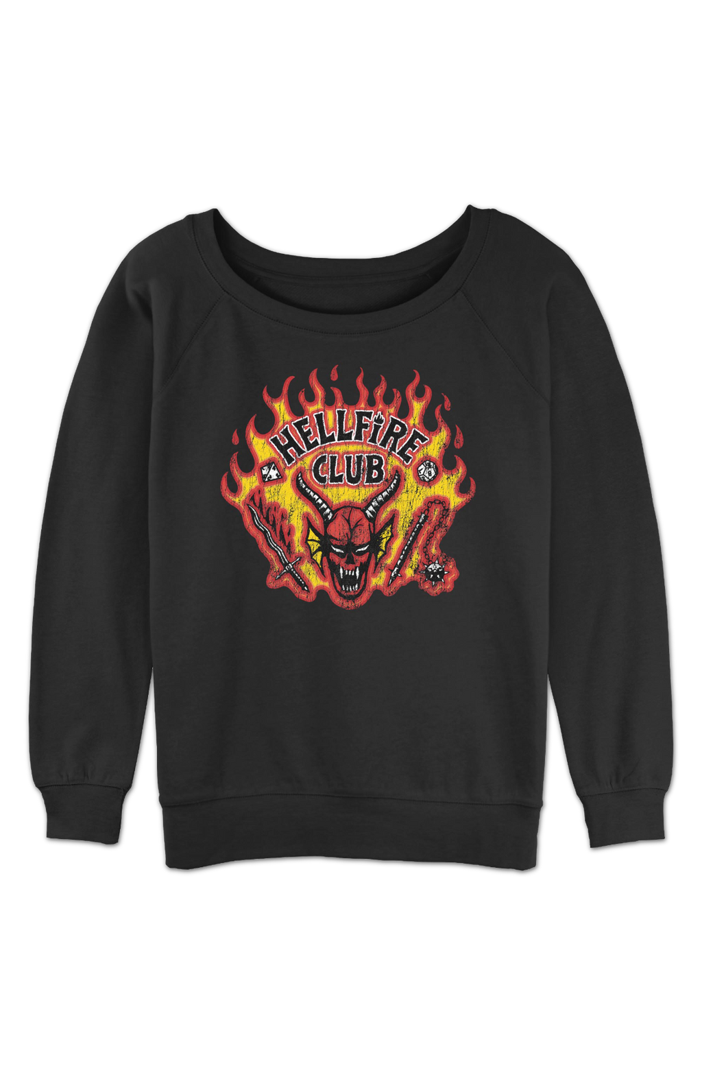 Womens Vintage Hellfire Club Stranger Things Sweatshirt product image 2