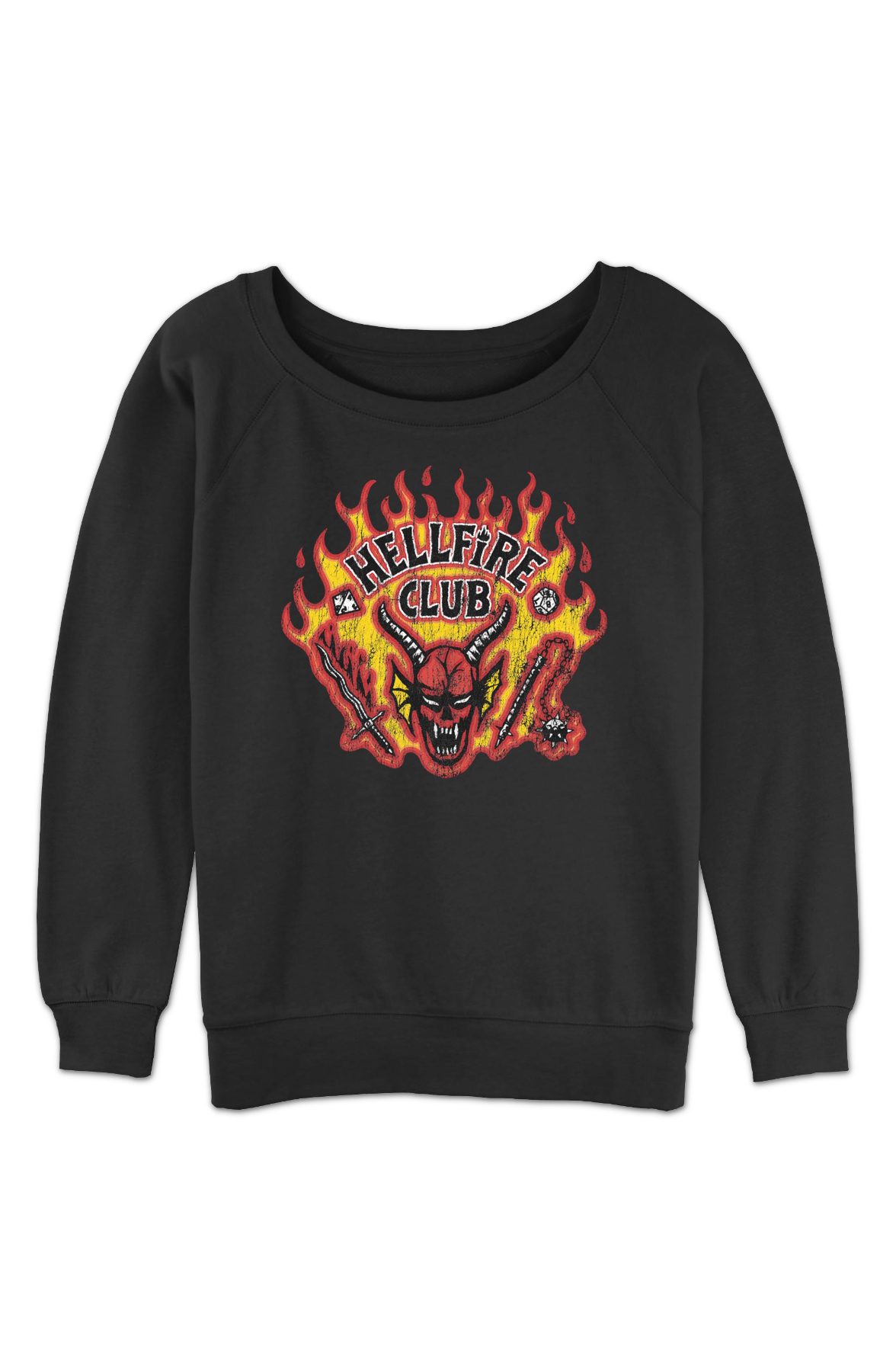 Womens Vintage Hellfire Club Stranger Things Sweatshirt product image 2