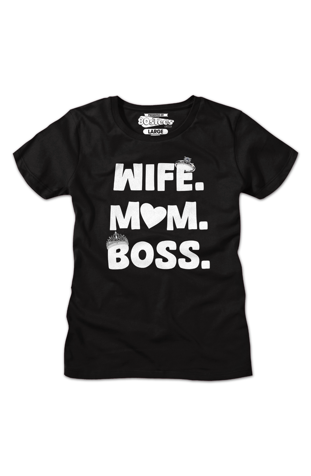 Womens Wife Mom Boss Shirt product image 2