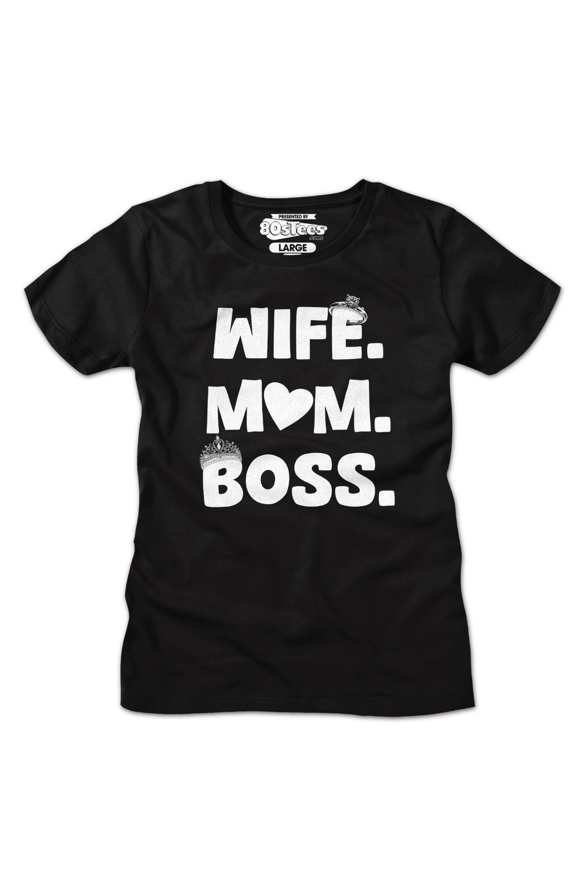 Womens Wife Mom Boss Shirt product image 2