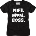 Womens Wife Mom Boss Shirt product image 1