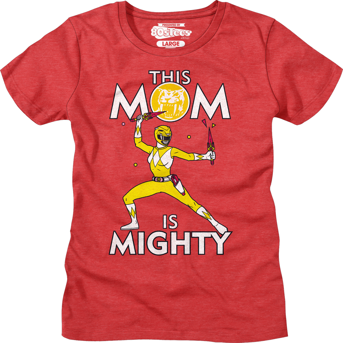 Womens Yellow Ranger This Mom Mighty Morphin Power Rangers product image 3
