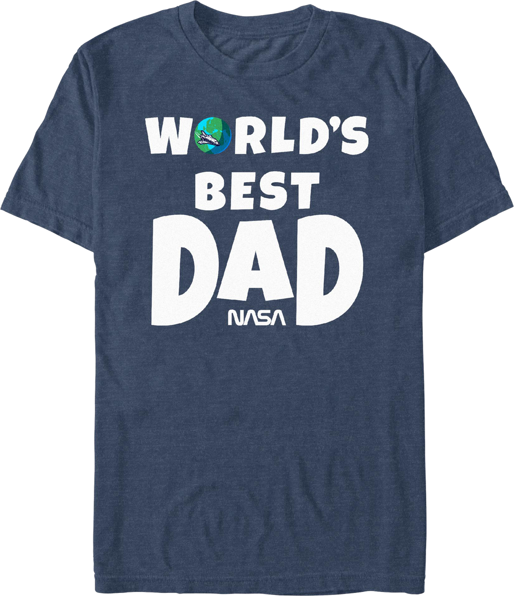 World's Best Dad NASA T-Shirt product image 1