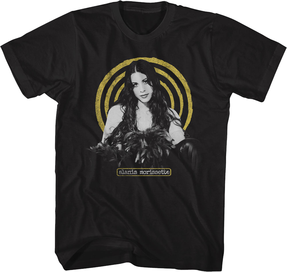 Yellow Spiral Alanis Morissette T-Shirt product image 1